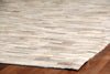 Exquisite Rugs Natural Hide 9903 Silver Area Rug Corner Image