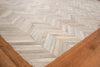 Exquisite Rugs Natural Hide 9904 Silver Area Rug Corner Image