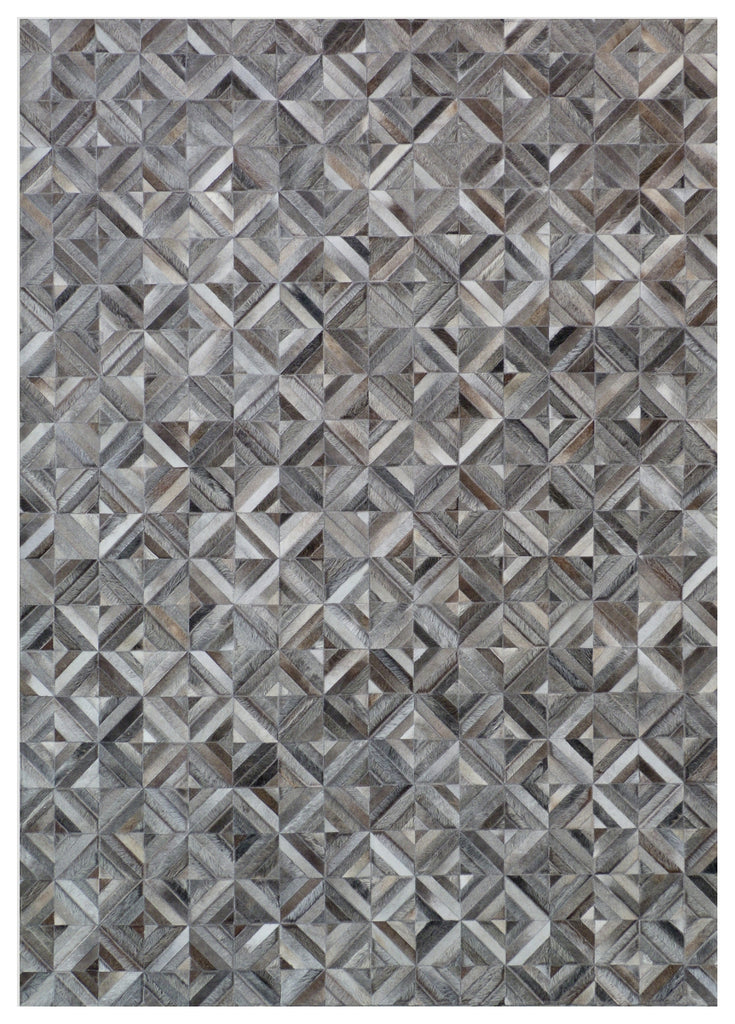 Exquisite Rugs Natural Hide 9933 Silver Area Rug main image