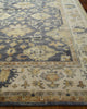Exquisite Rugs Antique Weave Oushak 9934 Cobalt/Ivory Area Rug Lifestyle Image Feature