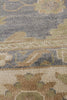 Exquisite Rugs Antique Weave Oushak 9936 Ivory/Cobalt Area Rug Detail Image