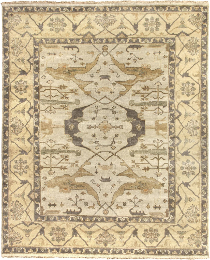 Exquisite Rugs Antique Weave Oushak 9939 Powder Blue/Beige Area Rug main image