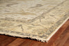 Exquisite Rugs Antique Weave Oushak 9939 Powder Blue/Beige Area Rug Corner Image
