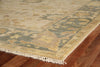 Exquisite Rugs Antique Weave Oushak 9940 Beige/Gray Area Rug Corner Image