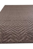 Exquisite Rugs Demani 9946 Brown Area Rug Closeup Image