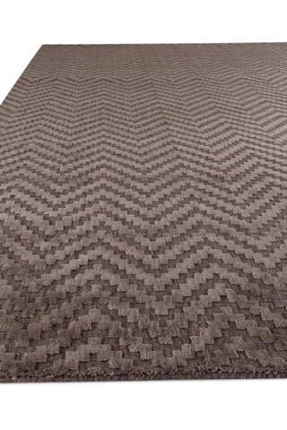 Exquisite Rugs Demani 9946 Brown Area Rug Closeup Image