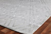 Exquisite Rugs Metro Velvet 9958 Silver Area Rug by The Met Corner Image
