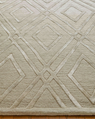 Exquisite Rugs Metro Velvet 9959 Light Beige Area Rug by The Met Corner Image