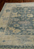 Exquisite Rugs Antique Weave Oushak 9969 Blue/Ivory Area Rug Closeup Image