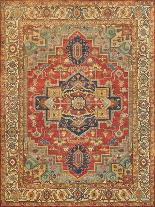 Exquisite Rugs Antique Weave Serapi 9972 Rust/Blue Area Rug main image