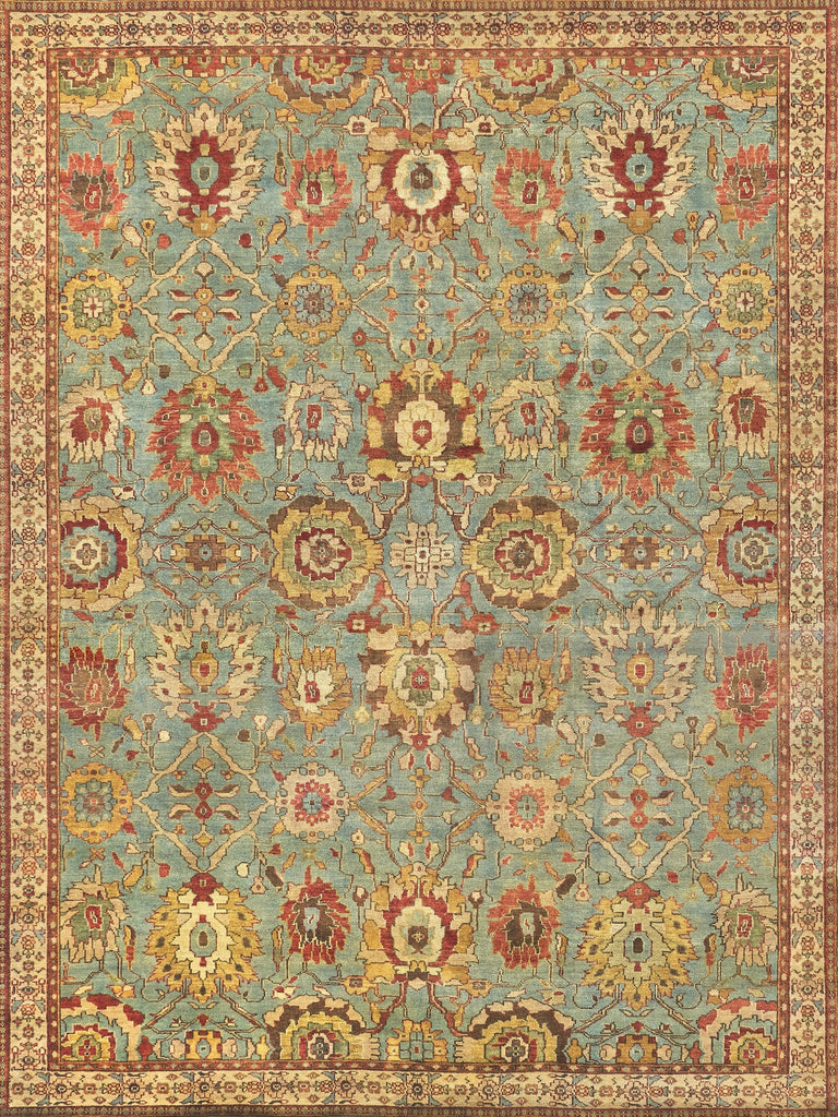 Exquisite Rugs Antique Weave Serapi 9973 Light Blue/Ivory Area Rug main image