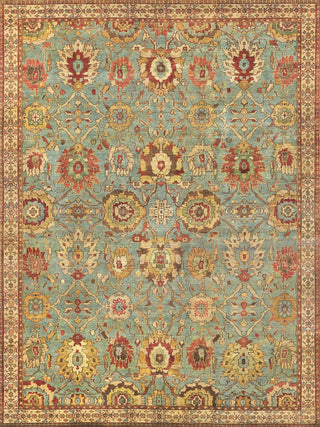 Exquisite Rugs Antique Weave Serapi 9973 Light Blue/Ivory Area Rug main image