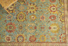 Exquisite Rugs Antique Weave Serapi 9973 Light Blue/Ivory Area Rug Detail Image