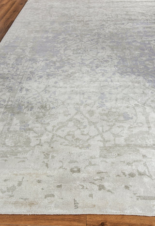 Exquisite Rugs Antique Weave Bamboo 9980 Silver Area Rug Closeup Image