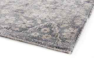 Exquisite Rugs Antique Weave Bamboo 9997 Gray Area Rug Corner Image