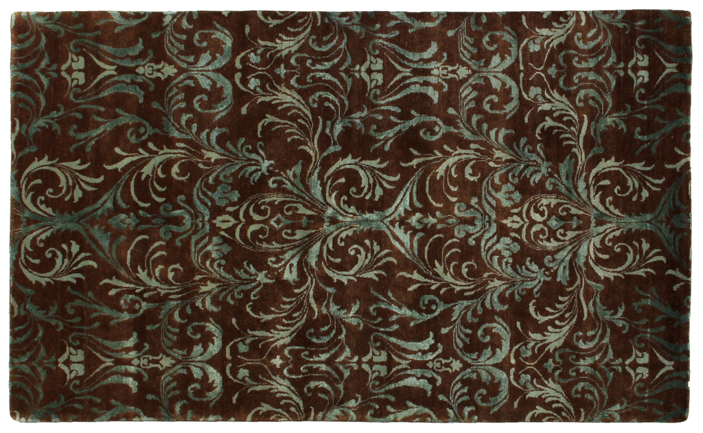 Exquisite Rugs Metro Velvet EA012 Brown/Blue Area Rug main image