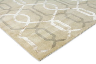 Exquisite Rugs Milano Velvet EA025 Ivory Area Rug Corner Image