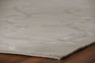 Exquisite Rugs Metro Velvet EA026 Light Blue Area Rug Corner Image