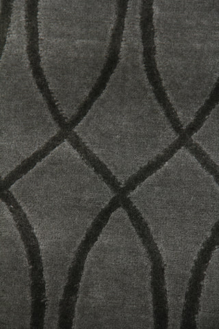 Exquisite Rugs Metro Velvet EA027 Light Gray Area Rug Closeup Image