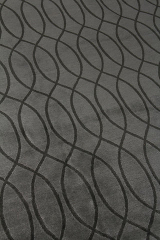 Exquisite Rugs Metro Velvet EA027 Light Gray Area Rug Detail Image