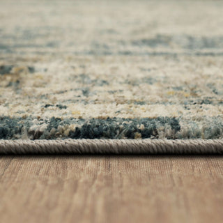 Karastan Marash Ezine Blue Area Rug Detail Image