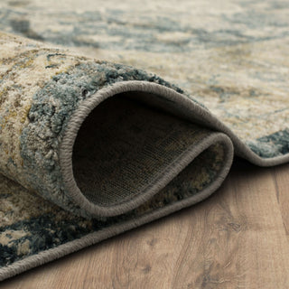 Karastan Marash Ezine Blue Area Rug Detail Image