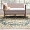 Karastan Marash Ezine Blue Area Rug Lifestyle Image Feature