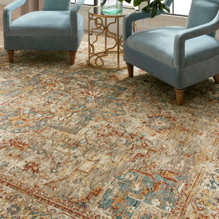 Karastan Marash Ezine Cream Area Rug Corner Image