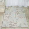 Nourison Fantasy FA01 Aqua Area Rug Corner Image