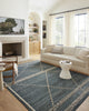 Loloi II Fabian FAB-01 Denim/Charcoal Area Rug Lifestyle Image Feature
