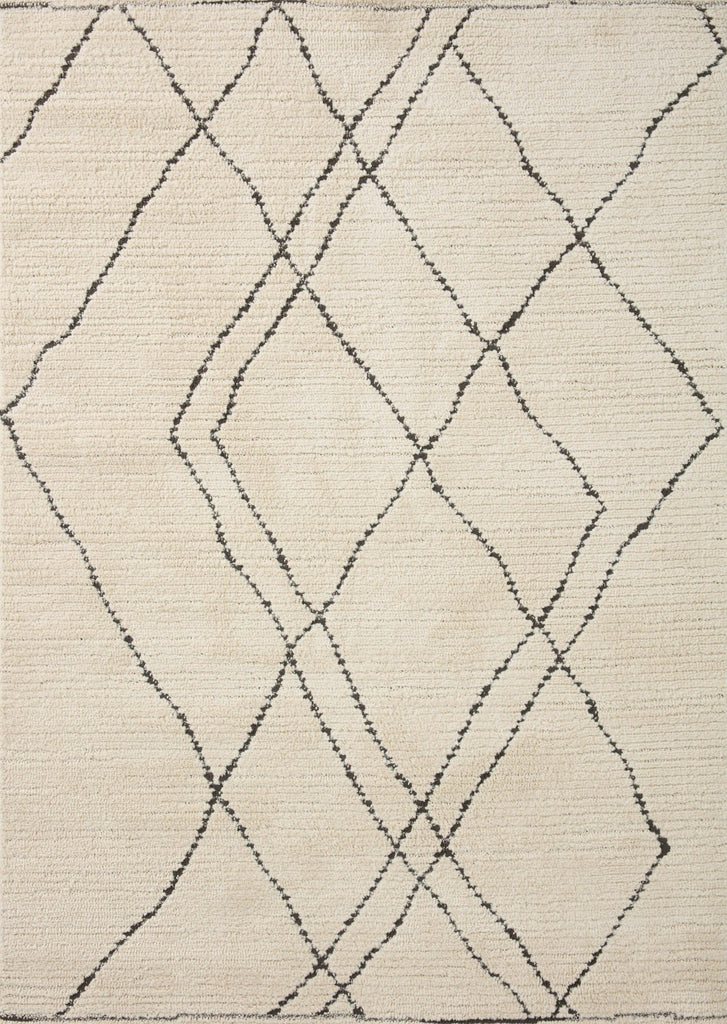 Loloi II Fabian FAB-02 Ivory/Charcoal Area Rug main image