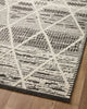 Loloi II Fabian FAB-03 Charcoal/Ivory Area Rug Angle Image