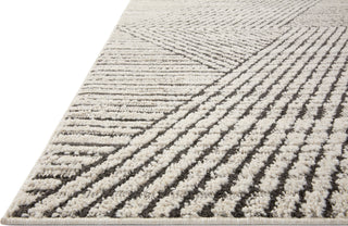 Loloi II Fabian FAB-06 Charcoal/Ivory Area Rug Corner Image