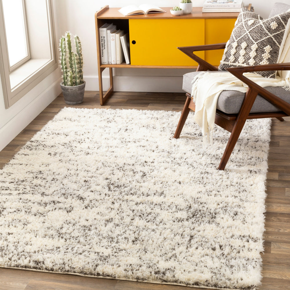 Livabliss Fanfare FAF-1006 Charcoal Area Rug Room Scene Feature