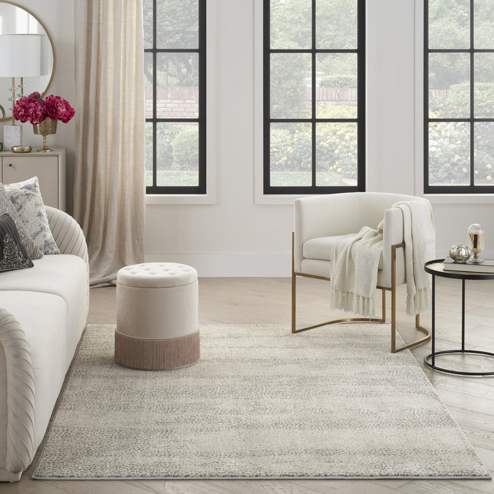 Nourison Elegance FAR03 Beige Grey Area Rug by Inspire Me! Home Decor Room Image Feature