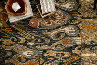 Loloi Farrah FH-02 Charcoal/Khaki Area Rug Runner Image