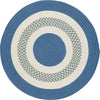 Colonial Mills Flowers Bay FB51 Blue Area Rug Round Main Image