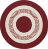 Colonial Mills Flowers Bay FB71 Red Area Rug Round Main Image