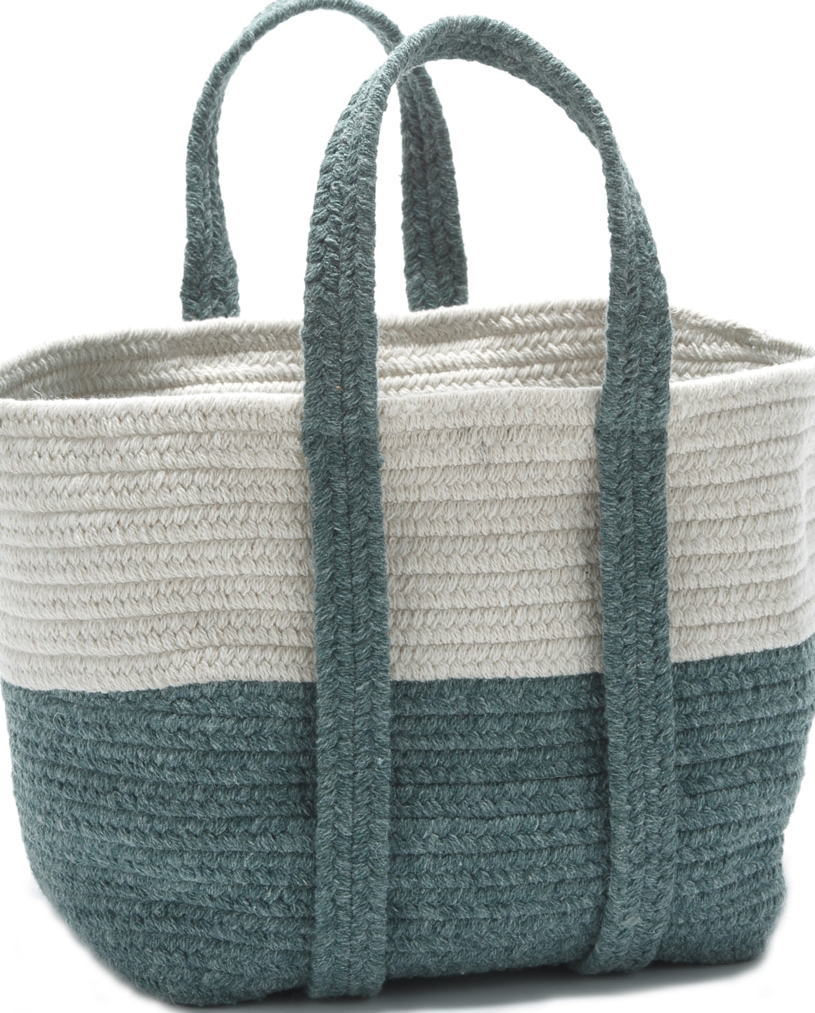 Colonial Mills Farmhouse Square Basket FE29 Teal