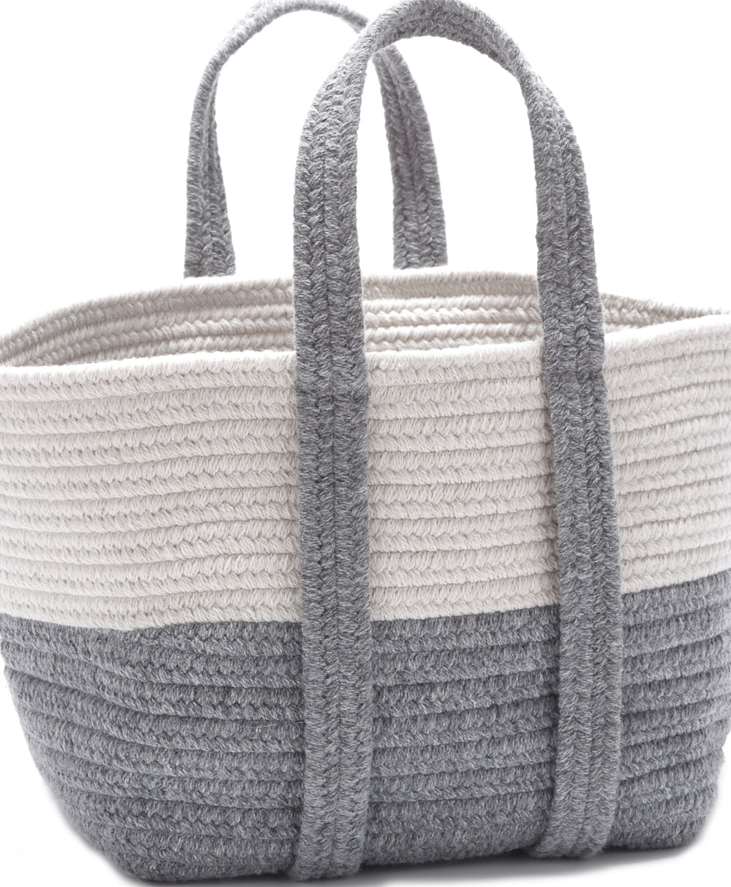 Colonial Mills Farmhouse Square Basket FE49 Light Gray