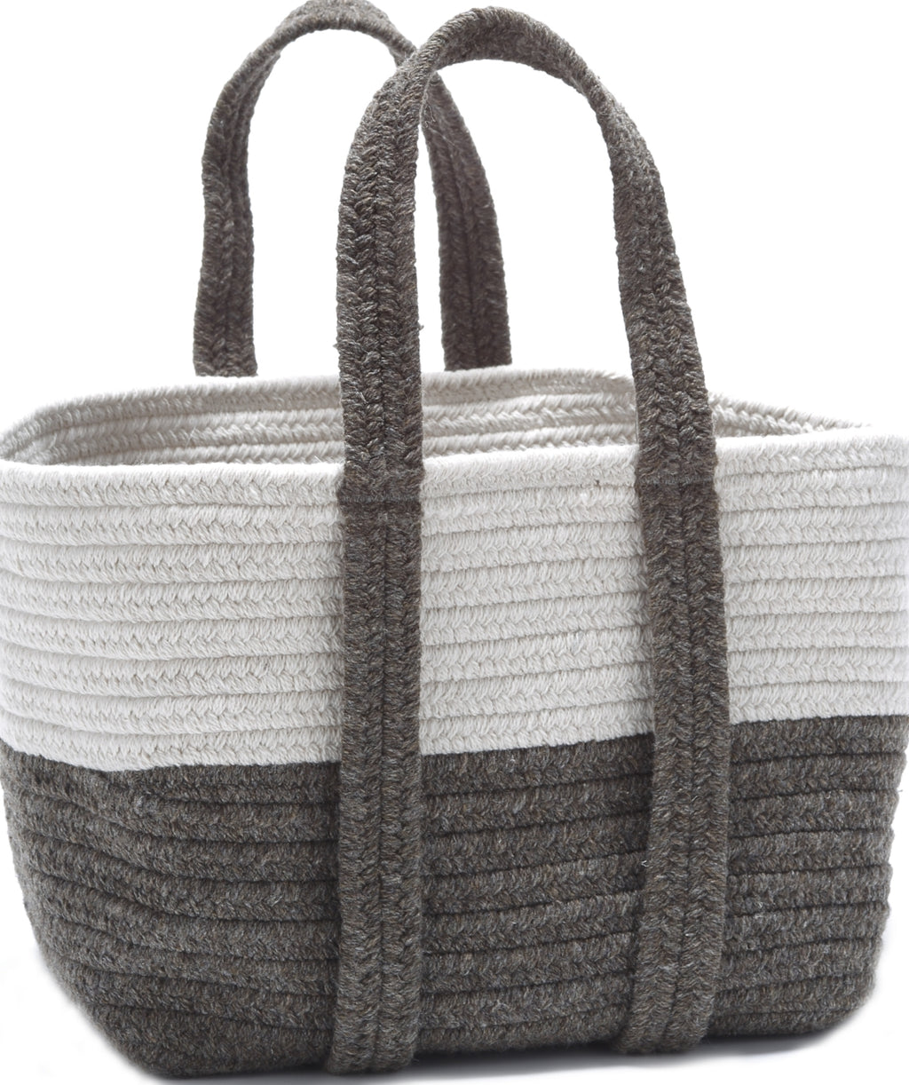 Colonial Mills Farmhouse Square Basket FE89 Bark