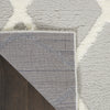 Nourison Feather Soft FEA01 Grey Ivory Area Rug Corner Image