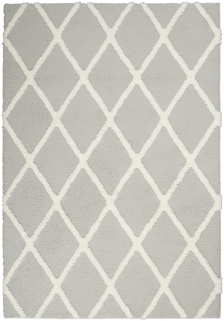 Nourison Feather Soft FEA01 Grey Ivory Area Rug main image