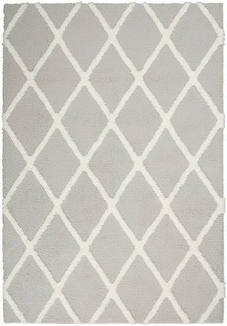 Nourison Feather Soft FEA01 Grey Ivory Area Rug main image