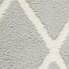 Nourison Feather Soft FEA01 Grey Ivory Area Rug Swatch Image