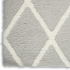 Nourison Feather Soft FEA01 Grey Ivory Area Rug Texture Image