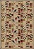 Joy Carpets Games People Play Feeling Lucky Beige Area Rug