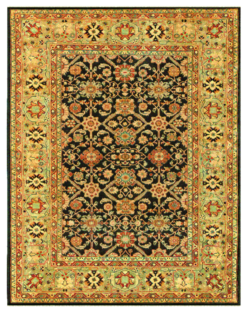 Feizy Alton 0908F Black/Beige Area Rug main image