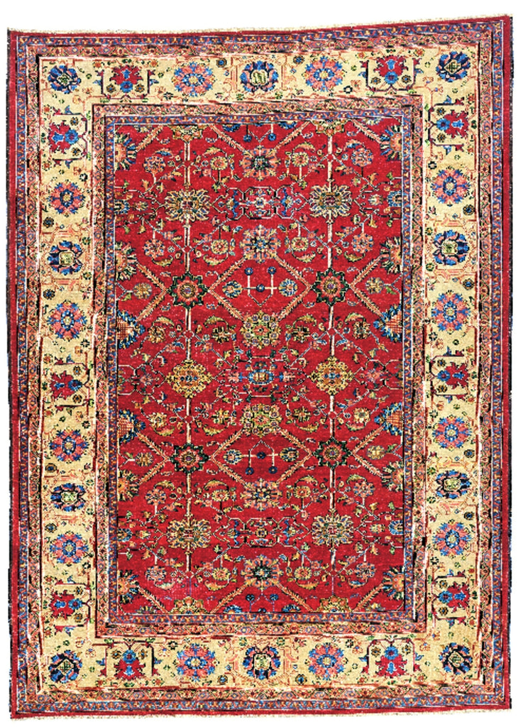 Feizy Alton 0908F Red/Ivory Area Rug main image
