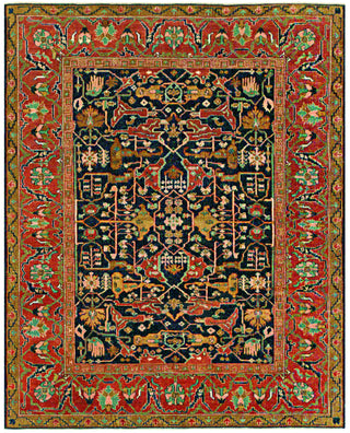 Feizy Alton 0909F Navy/Rust Area Rug main image